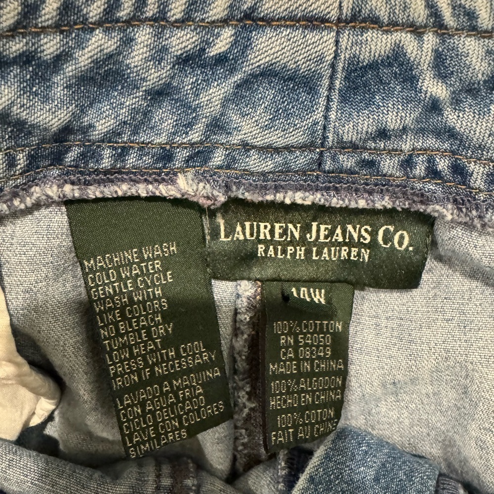 Vintage Ralph Lauren Jeans High Rise Relaxed Fit 100% cotton light blue - Picture 3 of 10